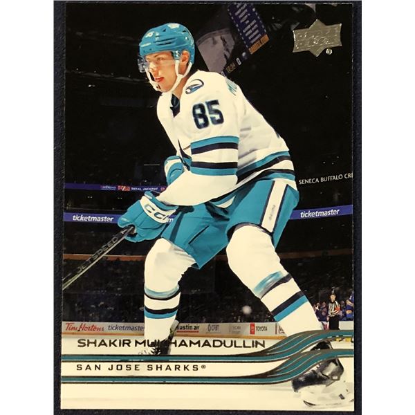 2025-26 UPPER DECK NHL SHAKIR MUKHAMADULLIN ROOKIE CARD