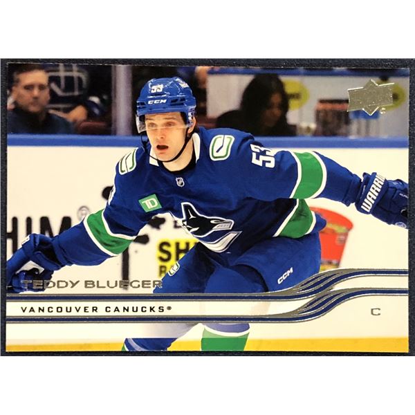 2025-26 UPPER DECK NHL TEDDY BLUEGER