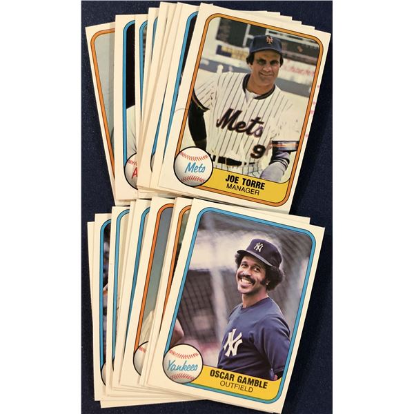 1981 FLEER BASEBALL COLLECTION (25)