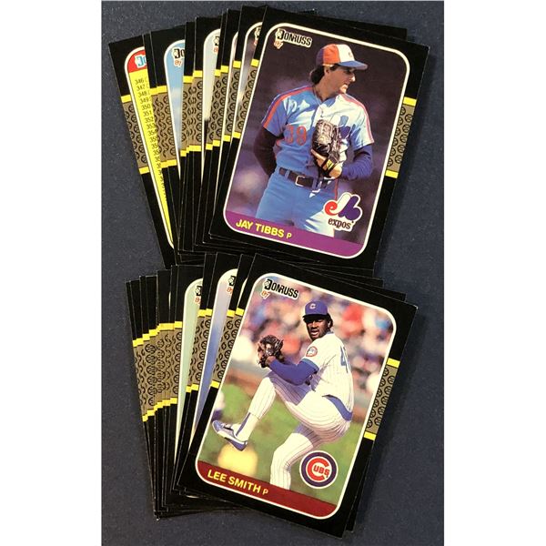 1987 DONRUSS BASEBALL COLLECTION (25)