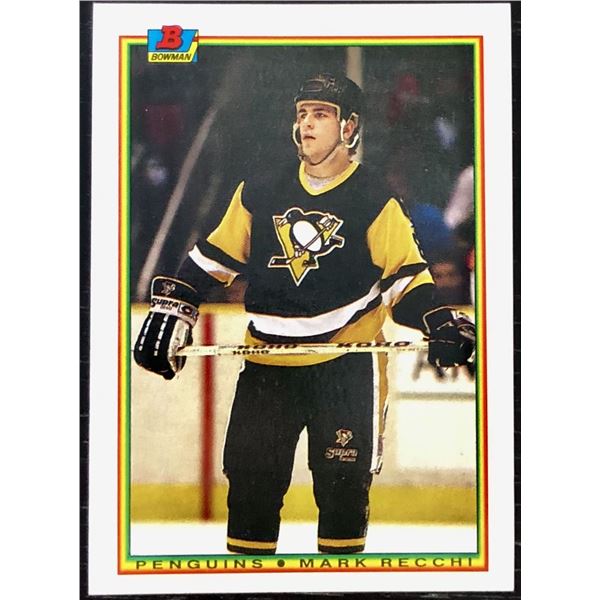 1990-91 BOWMAN MARK RECCHI (HOF) ROOKIE CARD