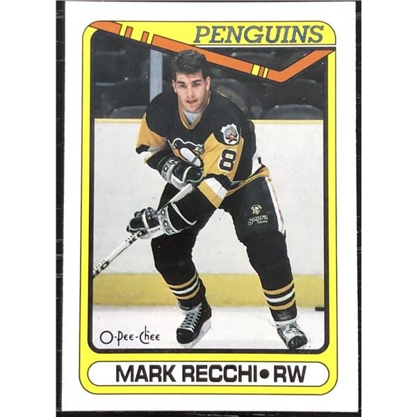 1990-91 O-PEE-CHEE MARK RECCHI (HOF) ROOKIE CARD