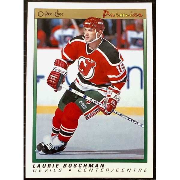 1990-91 O-PEE-CHEE PREMIER NHL LAURIE BOSCHMAN