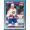Image 1 : 1991-92 SCORE JOHN LeCLAIR ROOKIE CARD