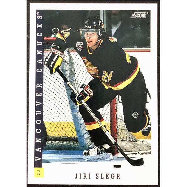1993-94 SCORE JIRI SLEGR ROOKIE CARD