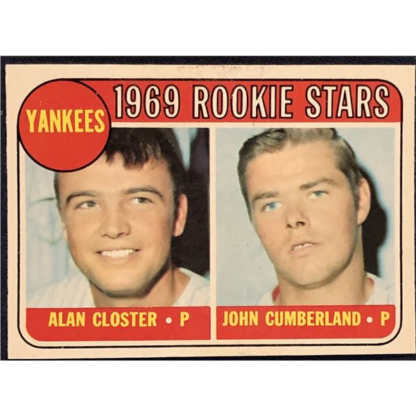 1969 O-PEE-CHEE BASEBALL ALAN CLOSTER ROOKIE CARD