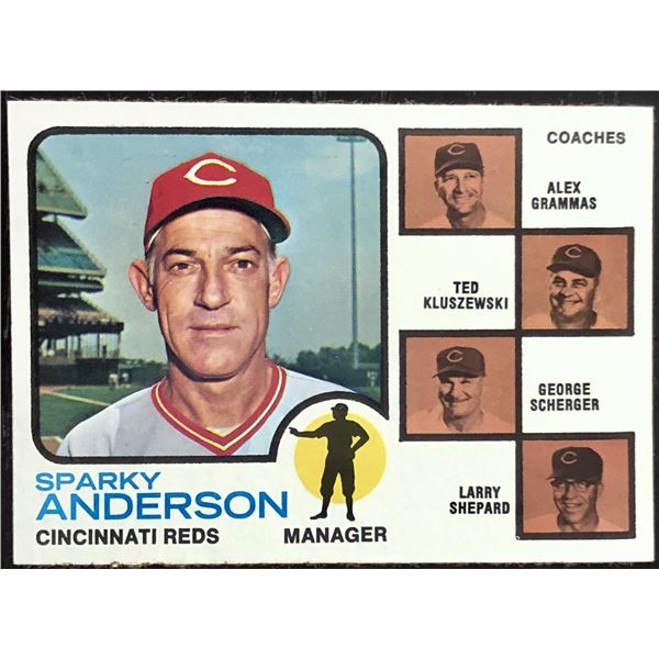 1973 TOPPS SPARKY ANDERSON (HOF)