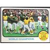 Image 1 : 1973 TOPPS OAKLAND A's WORLD CHAMPS