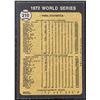Image 2 : 1973 TOPPS OAKLAND A's WORLD CHAMPS