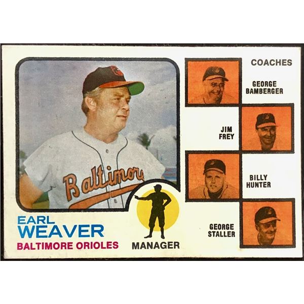 1973 TOPPS EARL WEAVER (HOF)
