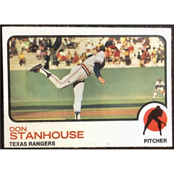 1973 TOPPS DON STANHOUSE ROOKIE CARD