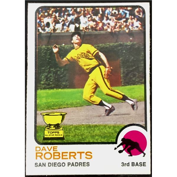 1973 TOPPS DAVE ROBERTS ROOKIE CARD