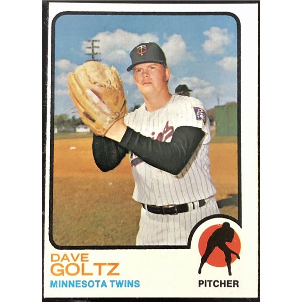 1973 TOPPS DAVE GOLTZ ROOKIE CARD