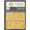 Image 2 : 1973 TOPPS DAVE GOLTZ ROOKIE CARD