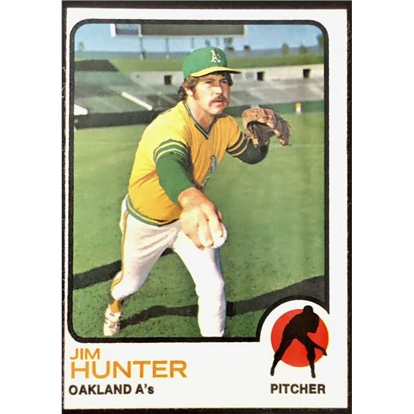 1973 TOPPS CATFISH HUNTER (HOF)