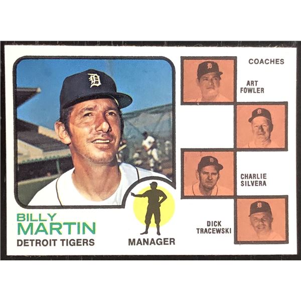 1973 TOPPS BILLY MARTIN
