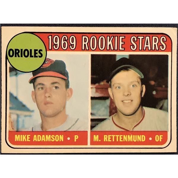 1969 O-PEE-CHEE BASEBALL MERV RETTENMUND ROOKIE CARD
