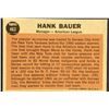 Image 2 : 1962 TOPPS HANK BAUER
