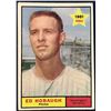 Image 1 : 1961 TOPPS ED HOBAUGH ROOKIE CARD