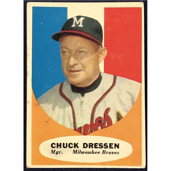1961 TOPPS BASEBALL CHUCK DRESSEN