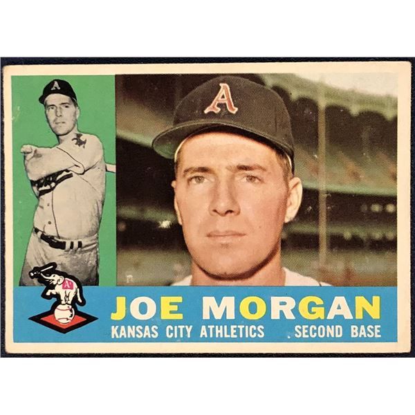 1960 TOPPS WHITE BACKS JOE MORGAN ROOKIE CARD