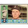 Image 1 : 1960 TOPPS WHITE BACKS JOE MORGAN ROOKIE CARD