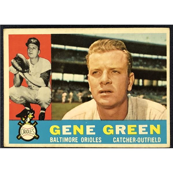 1960 TOPPS WHITE BACKS GENE GREEN