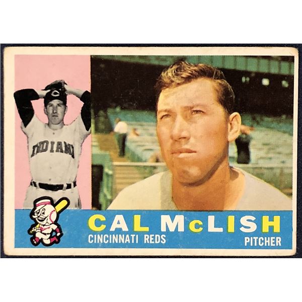 1960 TOPPS WHITE BACKS CAL McLISH