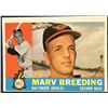 Image 1 : 1960 TOPPS GREY BACKS MARV BREEDING ROOKIE CARD