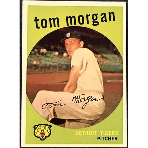 1959 TOPPS WHITE BACKS TOM MORGAN