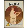 Image 1 : 1959 TOPPS WHITE BACKS LEE TATE ROOKIE CARD