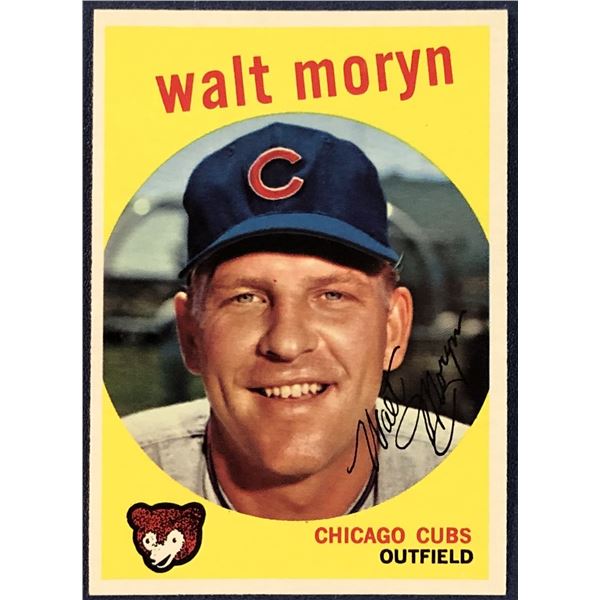 1959 TOPPS GREY BACKS WALT MORYN
