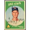 Image 1 : 1959 TOPPS GREY BACKS PHIL CLARK ROOKIE CARD