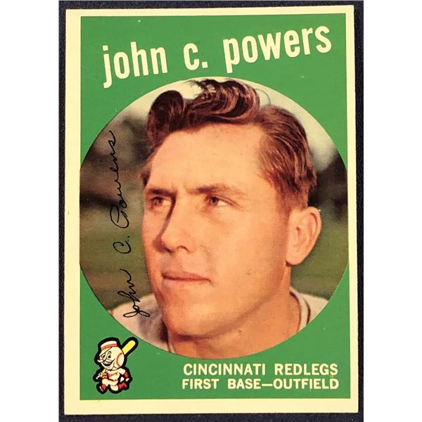 1959 TOPPS GREY BACKS JOHNNY POWERS