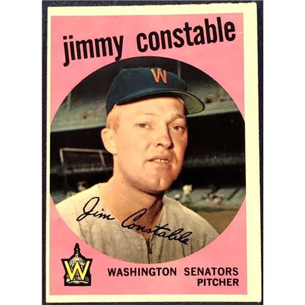 1959 TOPPS GREY BACKS JIMMY CONSTABLE