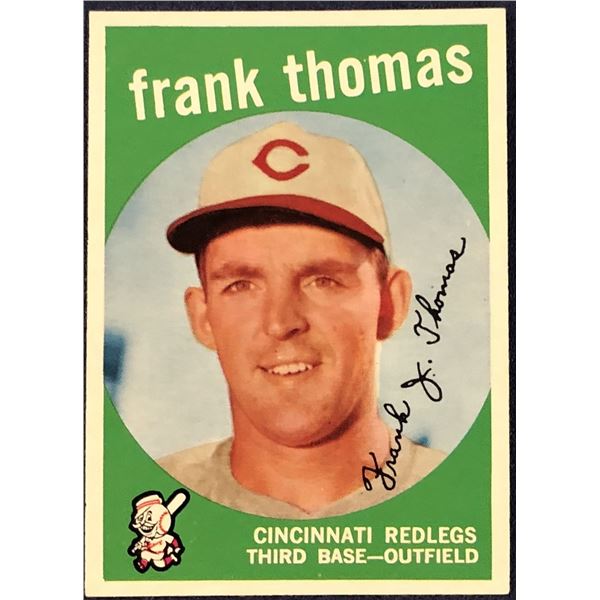 1959 TOPPS GREY BACKS FRANK THOMAS