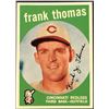 Image 1 : 1959 TOPPS GREY BACKS FRANK THOMAS