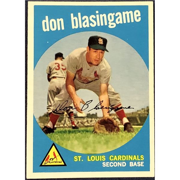 1959 TOPPS GREY BACKS DON BLASINGAME