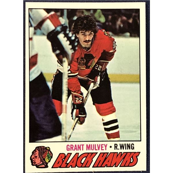 1977-78 TOPPS NHL GRANT MULVEY