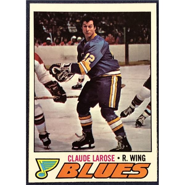 1977-78 TOPPS NHL CLAUDE LAROSE