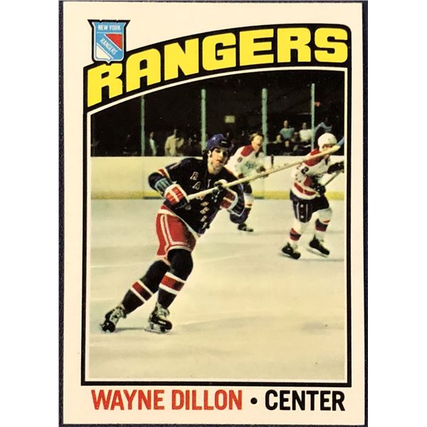 1976-77 TOPPS NHL HOCKEY WAYNE DILLON ROOKIE CARD