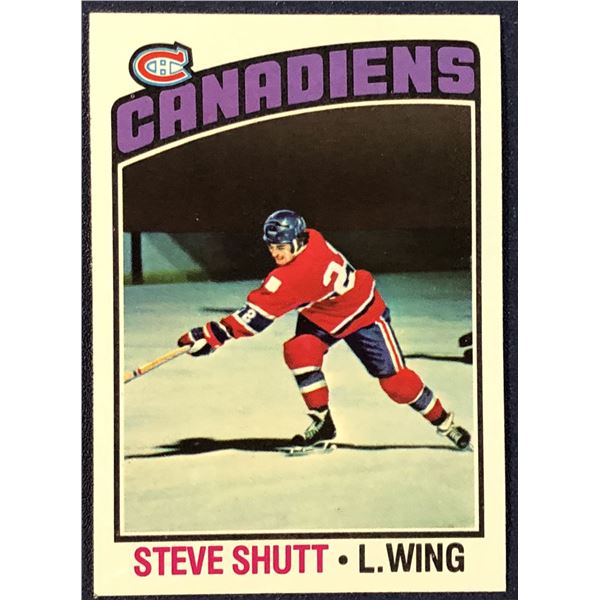 1976-77 TOPPS NHL HOCKEY STEVE SHUTT (HOF)