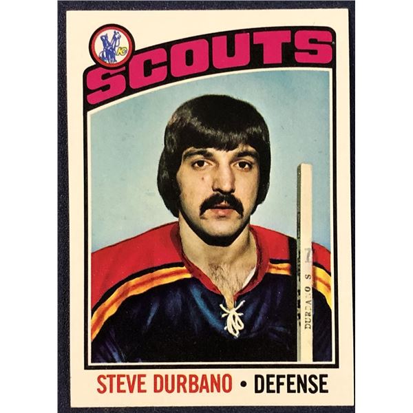1976-77 TOPPS NHL HOCKEY STEVE DURBANO