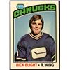 Image 1 : 1976-77 TOPPS NHL HOCKEY RICK BLIGHT ROOKIE CARD
