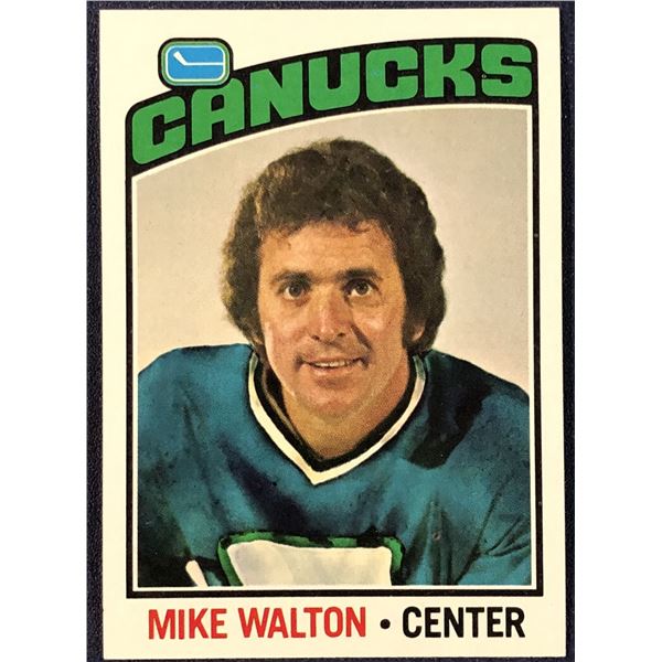 1976-77 TOPPS NHL HOCKEY MIKE WALTON