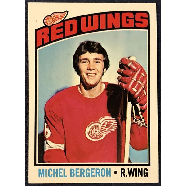 1976-77 TOPPS NHL HOCKEY MICHEL BERGERON ROOKIE CARD