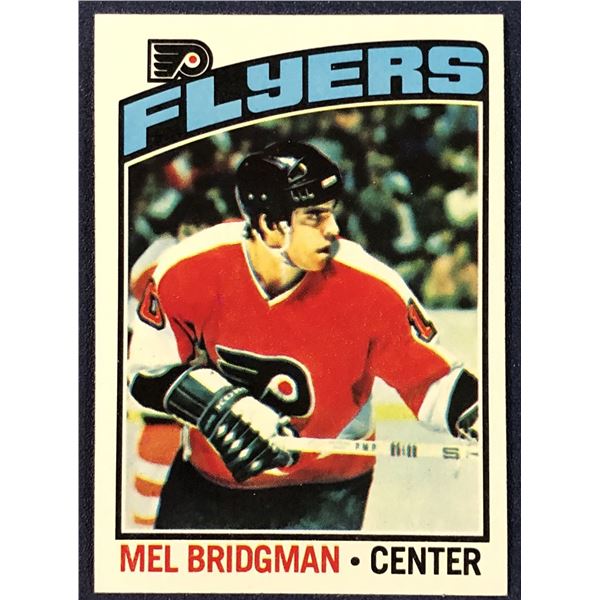 1976-77 TOPPS NHL HOCKEY MEL BRIDGMAN ROOKIE CARD