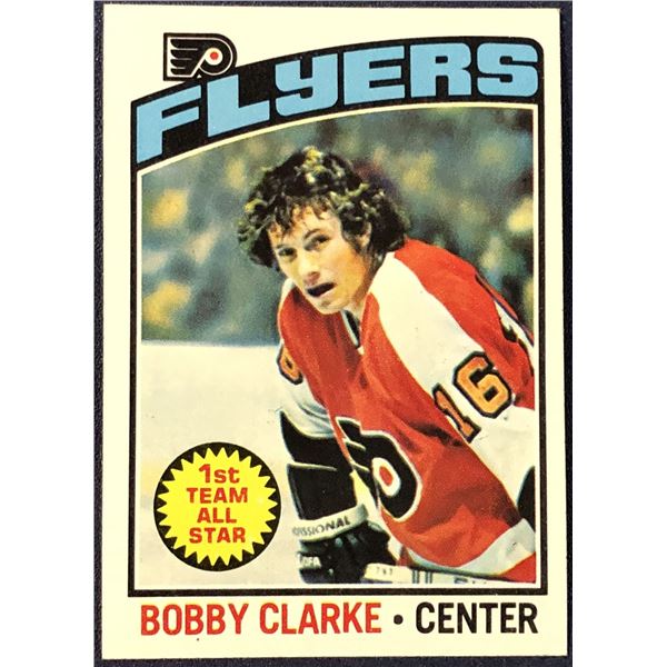 1976-77 TOPPS NHL HOCKEY BOBBY CLARKE (HOF)
