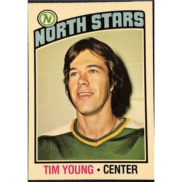 1976-77 O-PEE-CHEE NHL HOCKEY TIM YOUNG ROOKIE CARD