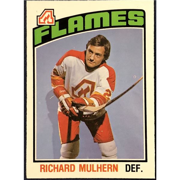 1976-77 O-PEE-CHEE NHL HOCKEY RICHARD MULHERN ROOKIE CARD